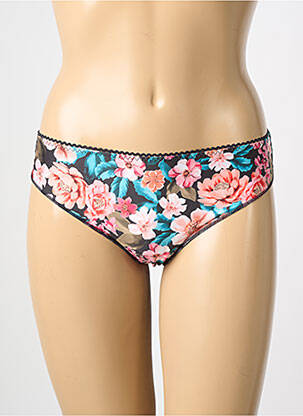 Culotte tissage satiné noir ANTIGEL femme