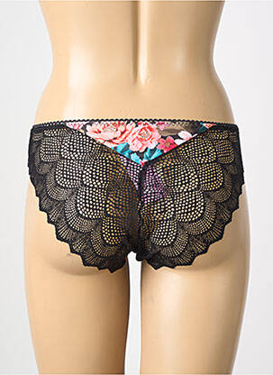 Culotte tissage satiné noir ANTIGEL femme