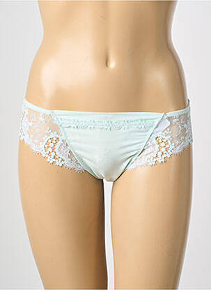 Culotte effet matière satinée vert SIMONE PERELE femme