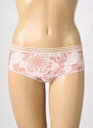 Shorty tissage satiné rose ANTIGEL femme
