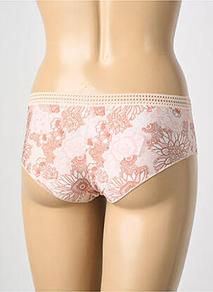 Shorty tissage satiné rose ANTIGEL femme