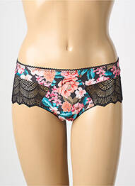 Shorty tissage satiné noir ANTIGEL femme