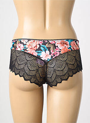 Shorty tissage satiné noir ANTIGEL femme