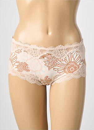Shorty tissage satiné rose ANTIGEL femme