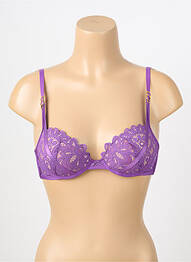 Soutien-gorge légère et transparente haut soutien-gorge moulé violet JOLIDON femme