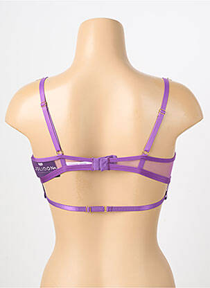 Soutien-gorge légère et transparente haut soutien-gorge emboitant violet JOLIDON femme