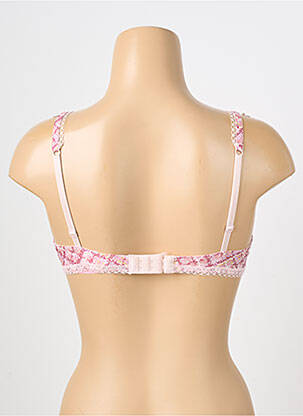 Soutien-gorge effet matière satinée haut soutien-gorge emboitant rose ANTIGEL femme