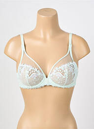 Soutien-gorge légère et transparente haut soutien-gorge emboitant vert SIMONE PERELE femme