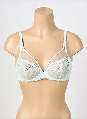 Soutien-gorge légère et transparente haut soutien-gorge emboitant vert SIMONE PERELE femme