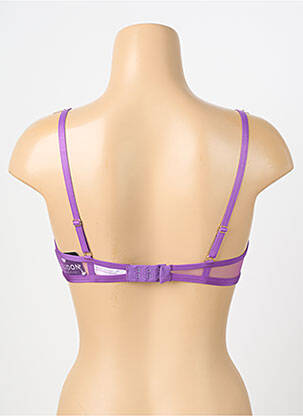 Soutien-gorge légère et transparente haut soutien-gorge emboitant violet JOLIDON femme
