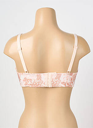Soutien-gorge effet matière satinée haut soutien-gorge emboitant rose ANTIGEL femme
