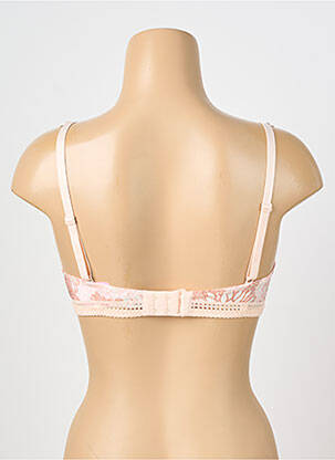 Soutien-gorge effet matière satinée haut soutien-gorge emboitant rose ANTIGEL femme