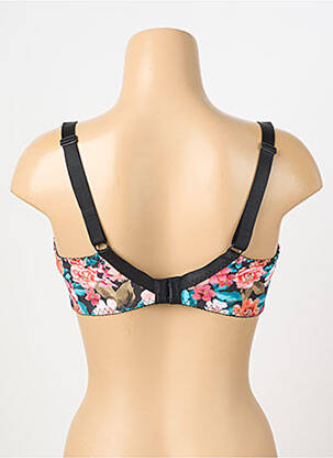 Soutien-gorge effet matière satinée haut soutien-gorge emboitant noir ANTIGEL femme