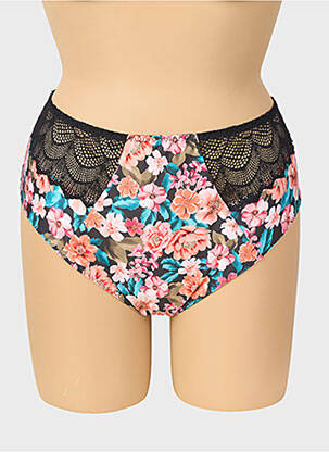 Culotte tissage satiné noir ANTIGEL femme