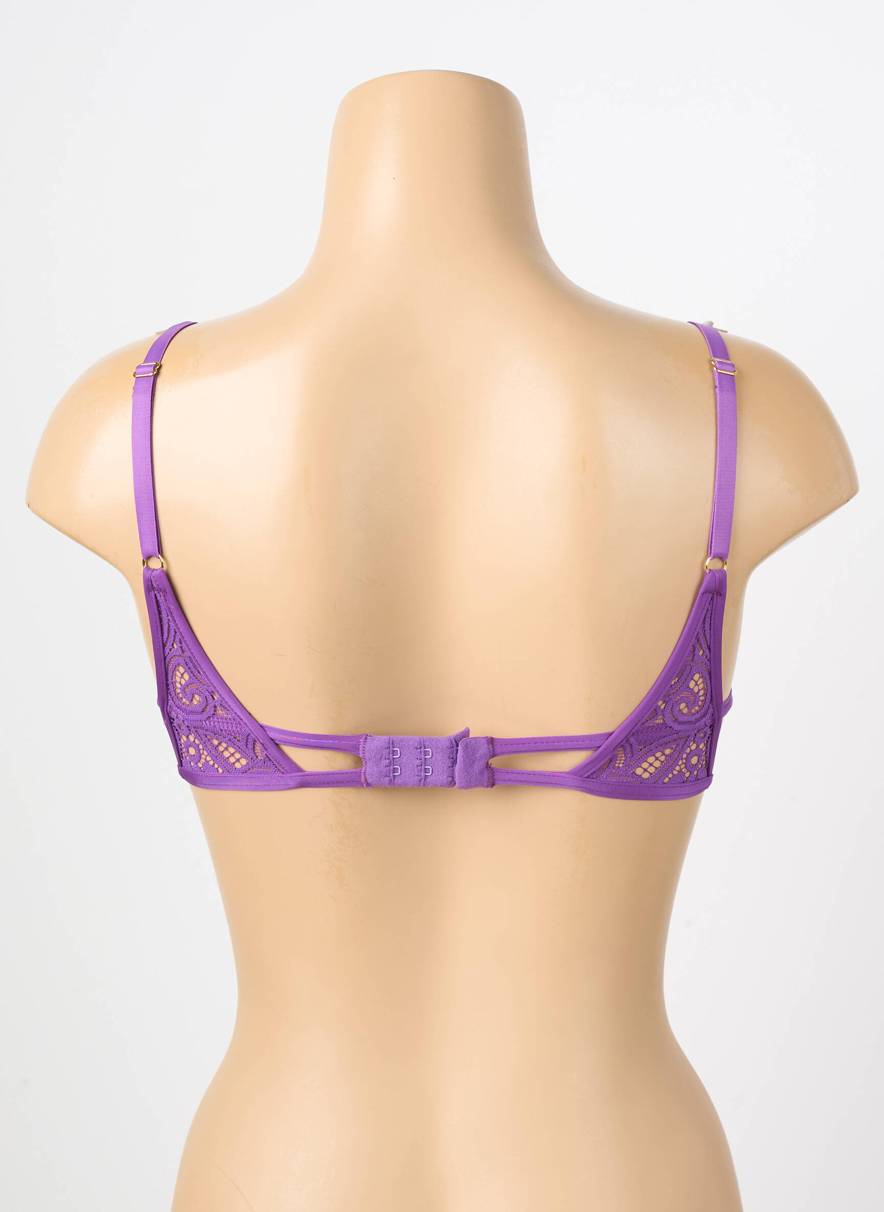Soutien-gorge légère et transparente haut soutien-gorge moulé violet JOLIDON femme