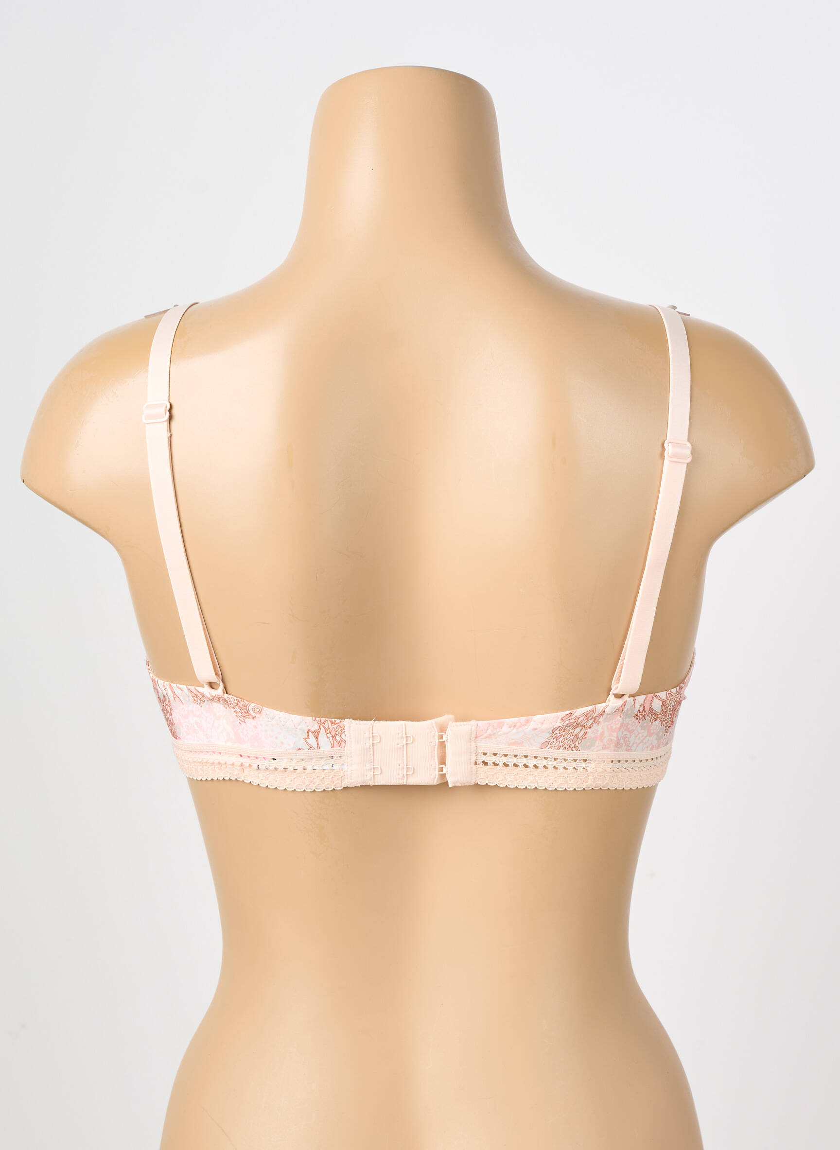 Soutien-gorge effet matière satinée haut soutien-gorge emboitant rose ANTIGEL femme