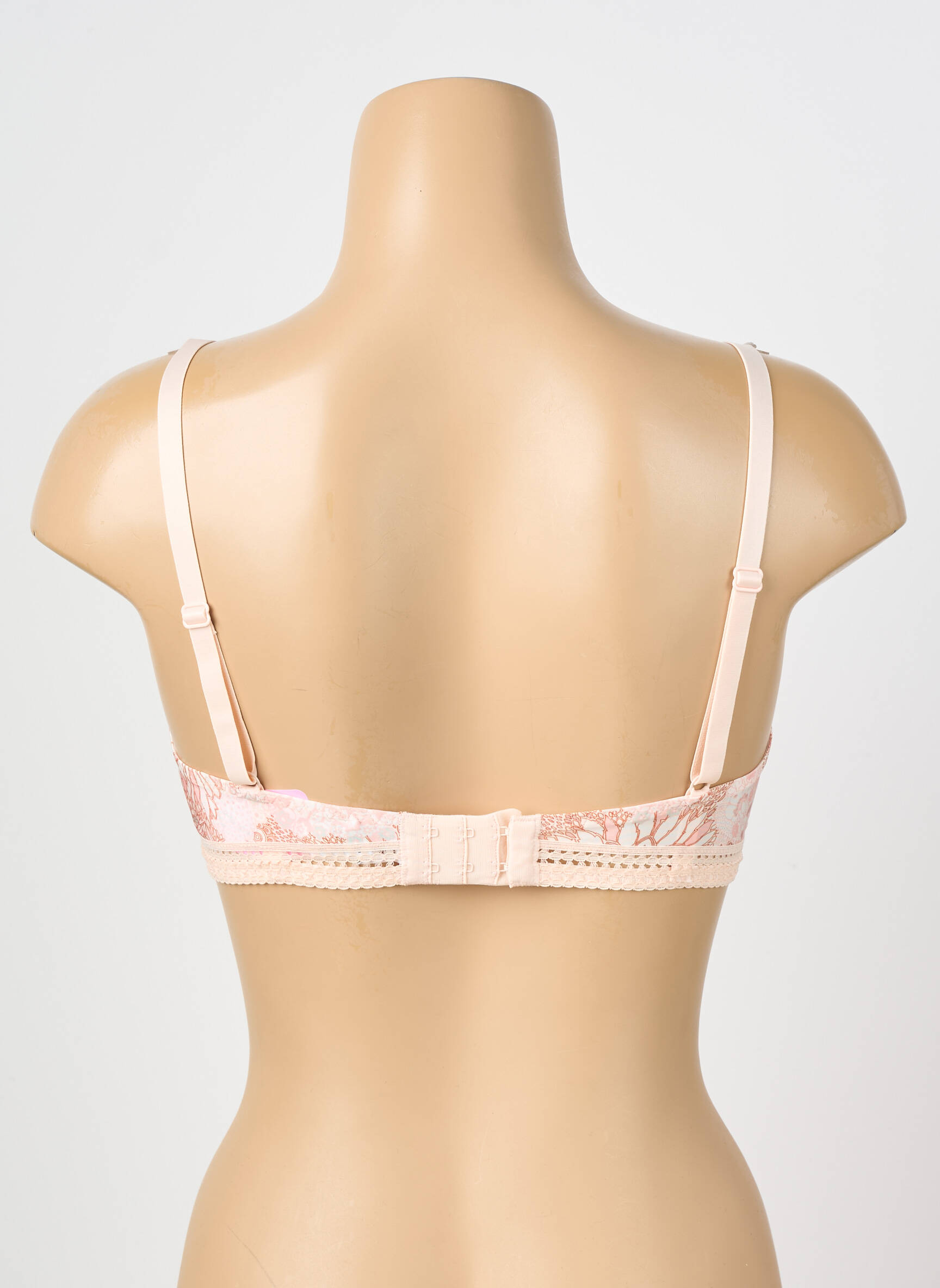 Soutien-gorge effet matière satinée haut soutien-gorge emboitant rose ANTIGEL femme