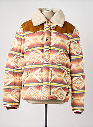 Doudoune manches longues sans capuche beige IRON AND RESIN homme