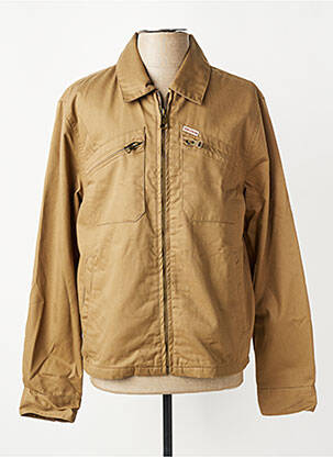Veste casual coupe droite marron IRON AND RESIN homme
