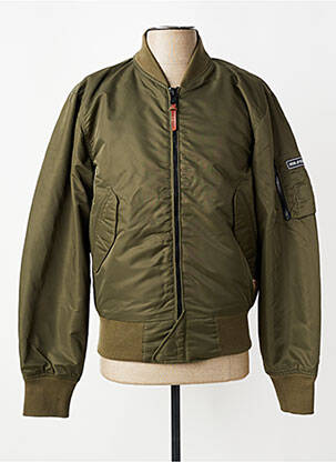Blouson manches longues vert IRON AND RESIN homme