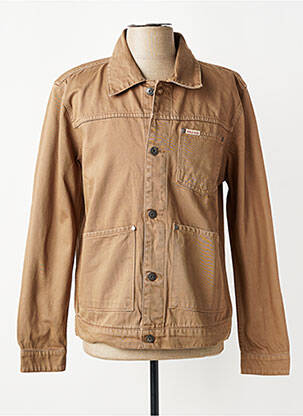 Veste casual fermeture boutonnée sur le devant marron IRON AND RESIN homme