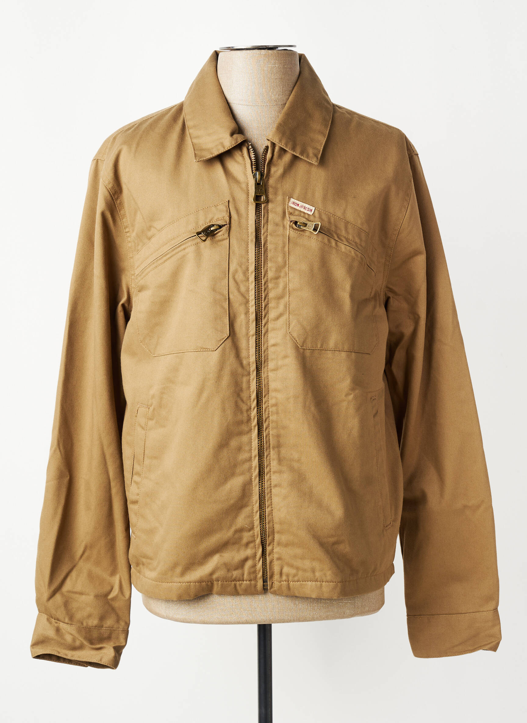 Veste casual coupe droite marron IRON AND RESIN homme