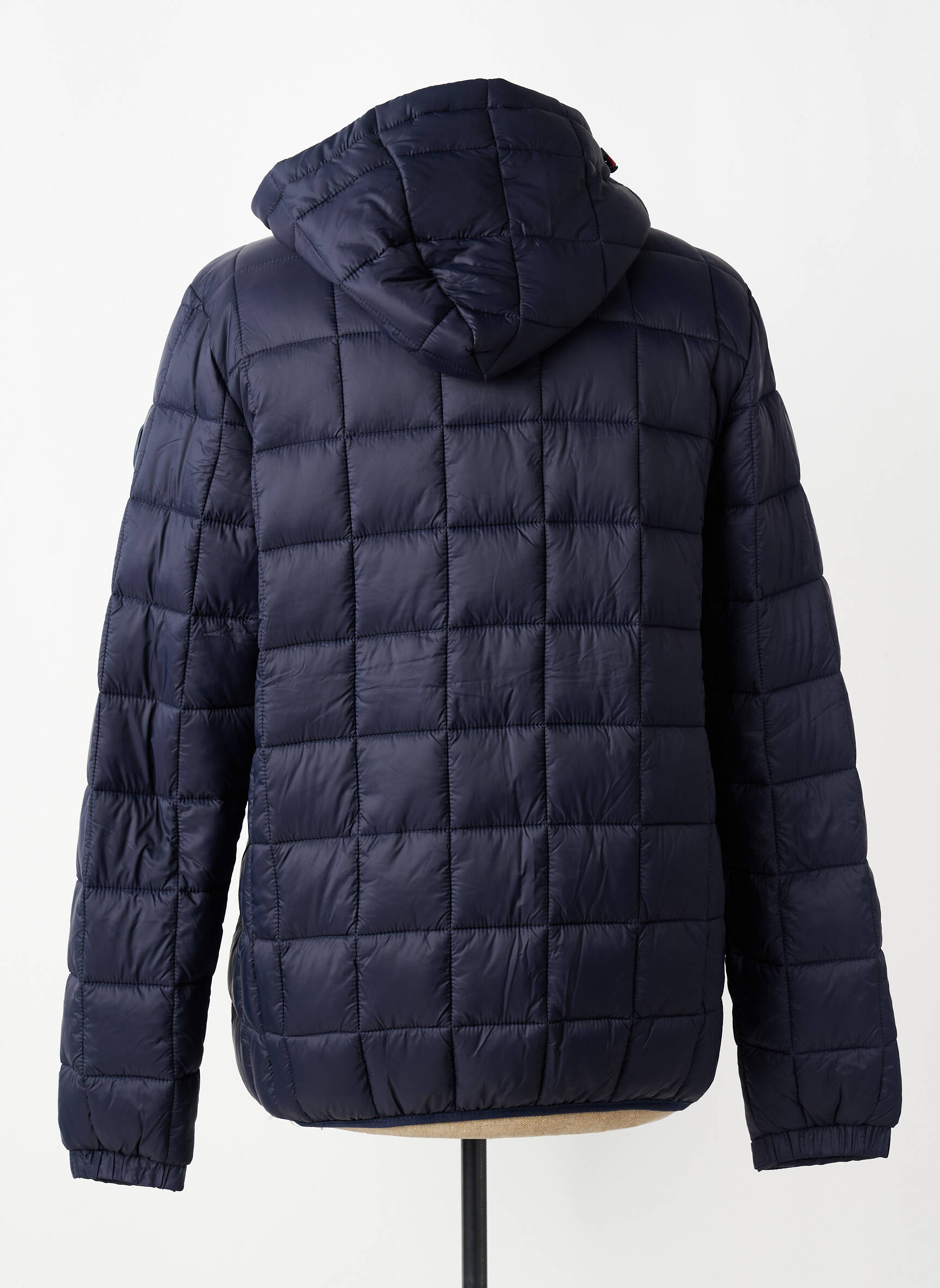 Doudoune manches longues a capuche bleu DAYTONA homme