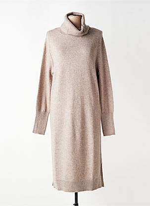 Robe pull resserrée sur le bas manches longues marron STREET ONE femme