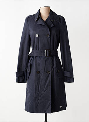 Trench tissage popeline sans capuche bleu S.OLIVER femme
