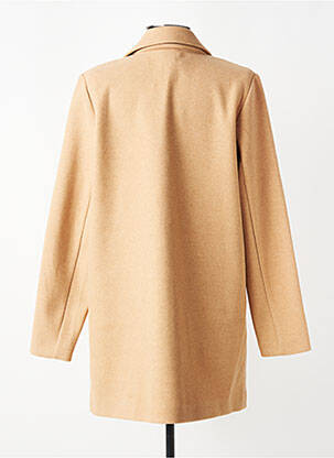 Manteau long coupe droite sans capuche beige STREET ONE femme