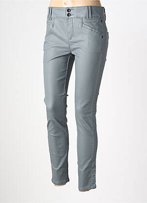 Pantalon slim tissage enduit taille normale gris STREET ONE femme