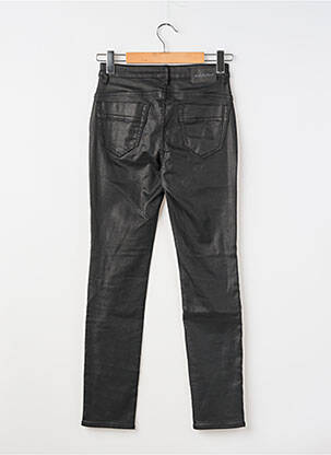Pantalon slim tissage enduit taille normale noir RED BUTTON femme