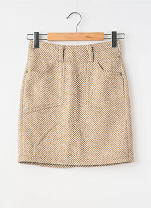 Jupe courte poches beige STREET ONE femme