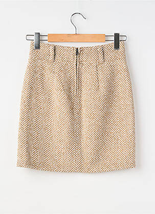 Jupe courte poches beige STREET ONE femme