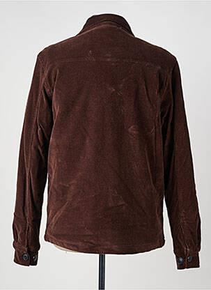 Veste casual fermeture boutonnée sur le devant marron IRON AND RESIN homme