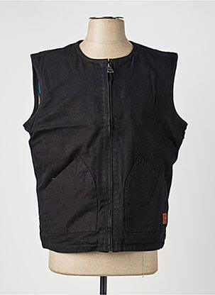 Gilet sans manche poches noir IRON AND RESIN homme