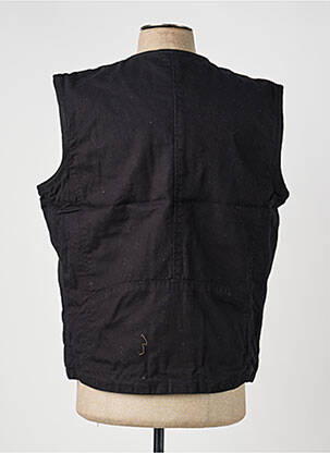 Gilet sans manche poches noir IRON AND RESIN homme