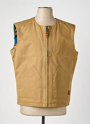 Gilet sans manche poches vert IRON AND RESIN homme
