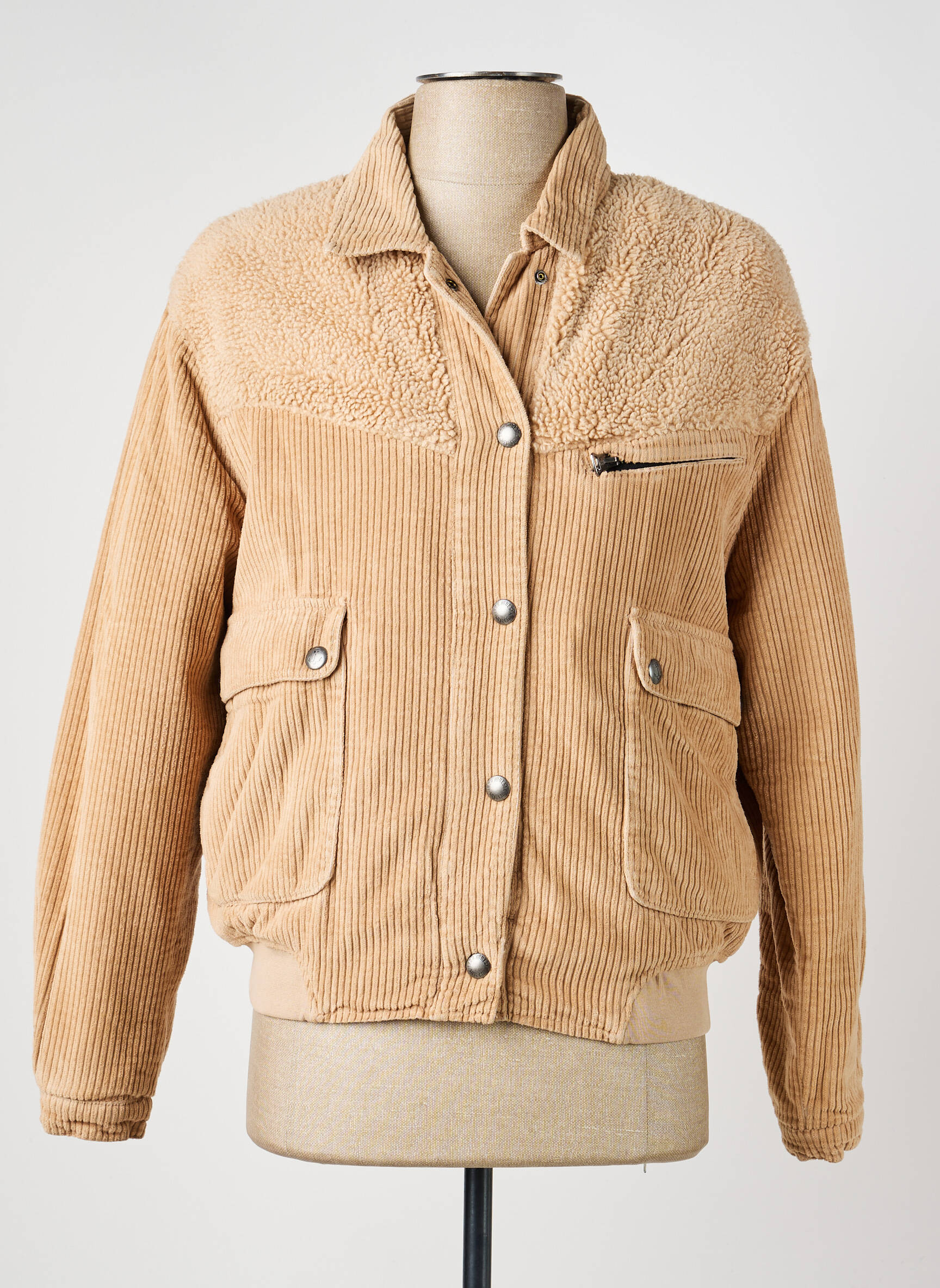 Blouson poches beige IRON AND RESIN homme