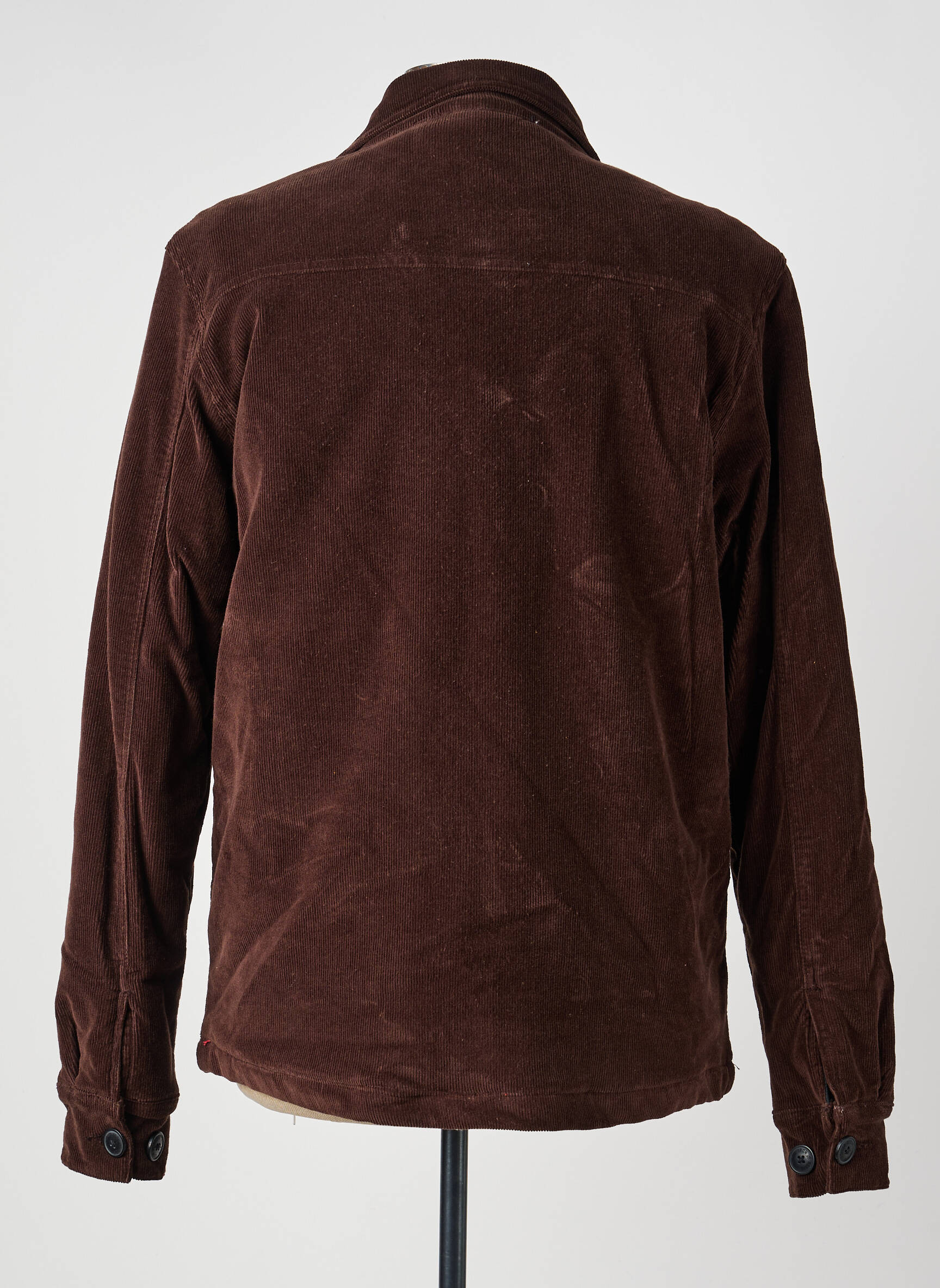 Veste casual fermeture boutonnée sur le devant marron IRON AND RESIN homme