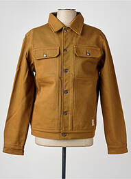 Veste casual fermeture boutonnée sur le devant marron IRON AND RESIN homme