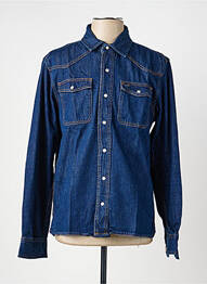 Veste casual fermeture boutonnée sur le devant bleu IRON AND RESIN homme
