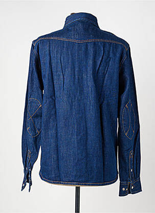 Veste casual fermeture boutonnée sur le devant bleu IRON AND RESIN homme