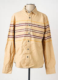 Veste casual fermeture boutonnée sur le devant beige IRON AND RESIN homme