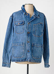 Veste casual fermeture boutonnée sur le devant bleu IRON AND RESIN homme