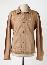 Veste casual fermeture boutonnée sur le devant marron IRON AND RESIN homme