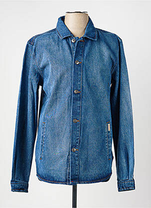 Veste casual fermeture boutonnée sur le devant bleu IRON AND RESIN homme