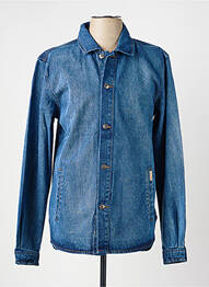 Veste casual fermeture boutonnée sur le devant bleu IRON AND RESIN homme