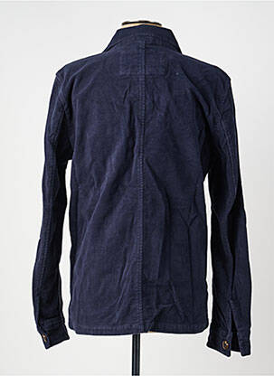 Veste casual fermeture boutonnée sur le devant bleu IRON AND RESIN homme