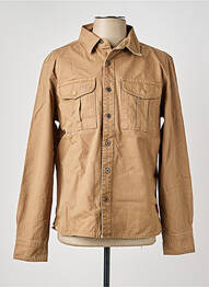 Veste casual fermeture boutonnée sur le devant marron IRON AND RESIN homme